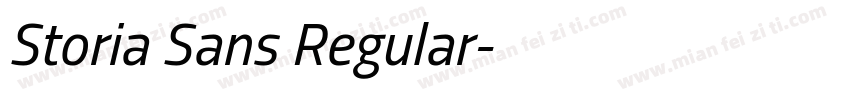 Storia Sans Regular字体转换